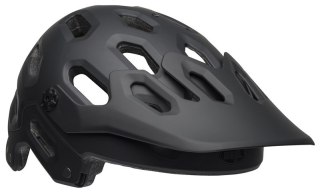 Kask mtb BELL SUPER 3 matte gloss black gray roz. M (55-59 cm)
