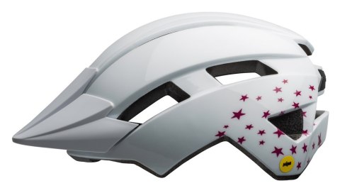 Kask dziecięcy BELL SIDETRACK II INTEGRATED MIPS white stars roz. Uniwersalny (47-54 cm) Kask dziecięcy BELL SIDETRACK II INTEGRATED MIPS white stars roz. Uniwersalny (47-54 cm)