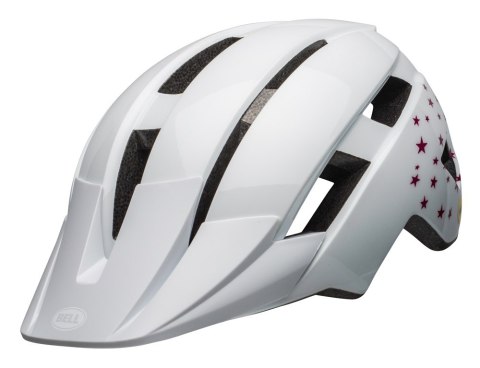 Kask dziecięcy BELL SIDETRACK II INTEGRATED MIPS white stars roz. Uniwersalny (47-54 cm) Kask dziecięcy BELL SIDETRACK II INTEGRATED MIPS white stars roz. Uniwersalny (47-54 cm)