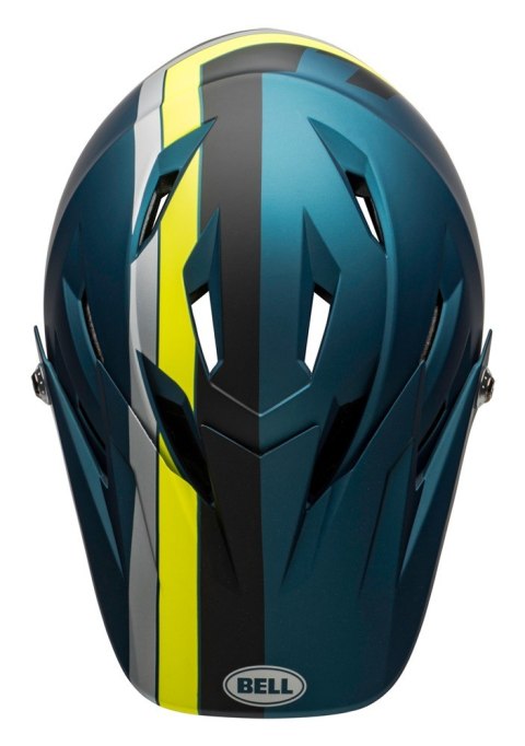 Kask full face BELL SANCTION agility matte blue hi-viz roz. XS (48-51 cm)