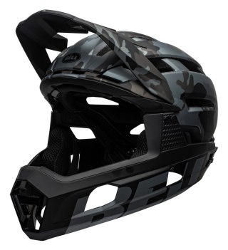 Kask full face BELL SUPER AIR R MIPS SPHERICAL matte gloss black camo roz. S (52-56 cm) (NEW)