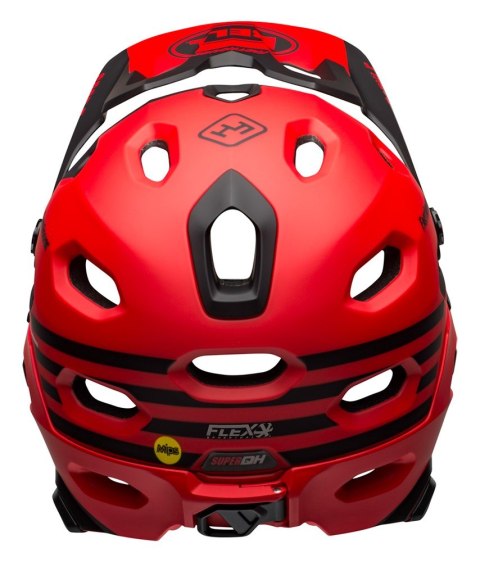 Kask full face BELL SUPER DH MIPS SPHERICAL fasthouse matte gloss red black roz. L (58-62 cm) (NEW).