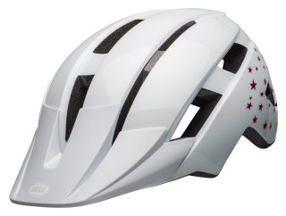 Kask juniorski BELL SIDETRACK II stars gloss white roz. Uniwersalny (50-57 cm) (NEW).