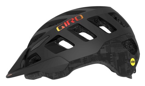 Kask mtb GIRO RADIX matte black hypnotic roz. S (51-55 cm) Kask mtb GIRO RADIX matte black hypnotic roz. S (51-55 cm)
