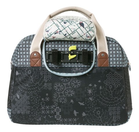 Sakwa miejska pojedyncza BASIL BOHEME CARRY ALL BAG 18L Hook On System, wodoodporna charcoal (NEW)