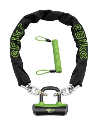 Zapięcie do e-bike ONGUARD Mastiff 8019E ŁAŃCUCH - 10mm*110cm - 5 x Klucze z kodem (NEW)