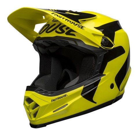 Kask full face BELL FULL-9 FUSION MIPS fasthouse gloss hi-viz black roz. M (55-57 cm) Kask full face BELL FULL-9 FUSION MIPS fasthouse gloss hi-viz black roz. M (55-57 cm)