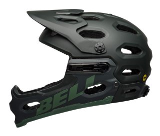 Kask full face BELL SUPER 3R MIPS matte green roz. S (52-56 cm) (NEW).