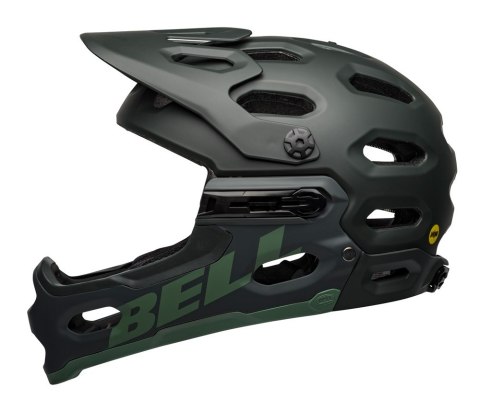 Kask full face BELL SUPER 3R MIPS matte green roz. S (52-56 cm) (NEW). Kask full face BELL SUPER 3R MIPS matte green roz. S (52-56 cm) (NEW).