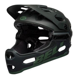 Kask full face BELL SUPER 3R MIPS matte green roz. S (52-56 cm) (NEW).