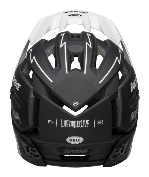 Kask full face BELL SUPER AIR R MIPS SPHERICAL matte black white fasthouse roz. M (55-59 cm) (NEW). Kask full face BELL SUPER AIR R MIPS SPHERICAL matte black white fasthouse roz. M (55-59 cm) (NEW).