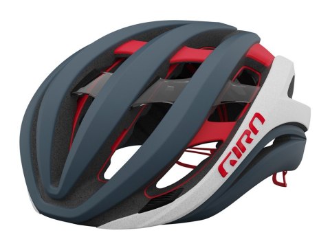 Kask szosowy GIRO AETHER SPHERICAL MIPS matte portaro gray white red roz. M (55-59 cm) (WYPRZEDAŻ -40%) Kask szosowy GIRO AETHER SPHERICAL MIPS matte portaro gray white red roz. M (55-59 cm) (WYPRZEDAŻ -40%)