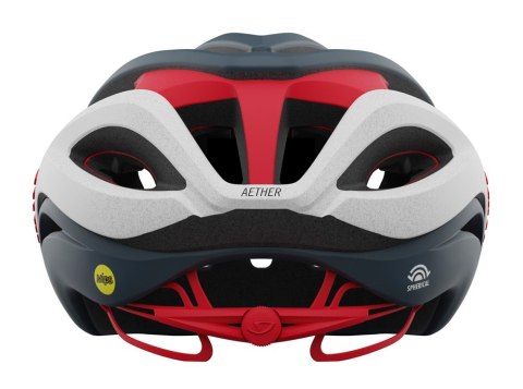 Kask szosowy GIRO AETHER SPHERICAL MIPS matte portaro gray white red roz. M (55-59 cm) (WYPRZEDAŻ -40%) Kask szosowy GIRO AETHER SPHERICAL MIPS matte portaro gray white red roz. M (55-59 cm) (WYPRZEDAŻ -40%)