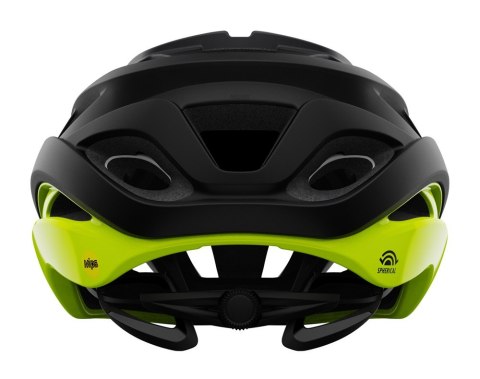 Kask szosowy GIRO HELIOS SPHERICAL MIPS matte black fade highlight yellow roz. S (51-55 cm) (WYPRZEDAŻ -50%) Kask szosowy GIRO HELIOS SPHERICAL MIPS matte black fade highlight yellow roz. S (51-55 cm) (WYPRZEDAŻ -50%)