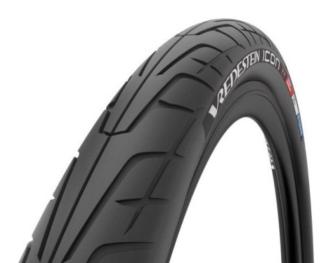 Opona e-bike VREDESTEIN Icon, 26"x2.20 (55-599), Drut, TPI55, Wkładka antyprzebiciowa, Czarna + Refleks (NEW).