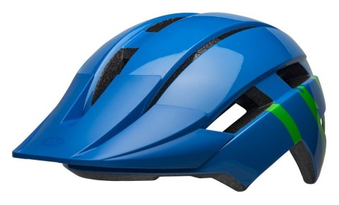 Kask dziecięcy BELL SIDETRACK II strike gloss blue green roz. Uniwersalny (47-54 cm) (NEW). Kask dziecięcy BELL SIDETRACK II strike gloss blue green roz. Uniwersalny (47-54 cm) (NEW).