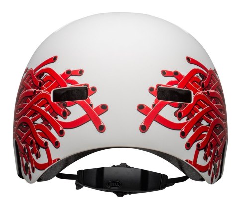 Kask juniorski BELL SPAN matte white eyes roz. XS (49-53 cm) (NEW). Kask juniorski BELL SPAN matte white eyes roz. XS (49-53 cm) (NEW).