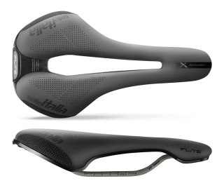 Siodło SELLE ITALIA FLITE BOOST X-CROSS TI316 SUPERFLOW L (id match L3), 208g, Szare (DWZ)
