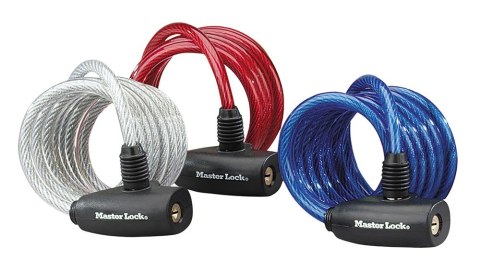 Zapięcie rowerowe MASTERLOCK QUANTUM 8127 8mm 180cm KLUCZYK 3szt. zestaw rodzinny (NEW) Zapięcie rowerowe MASTERLOCK QUANTUM 8127 8mm 180cm KLUCZYK 3szt. zestaw rodzinny (NEW)