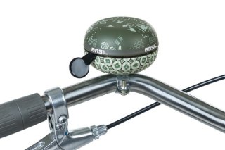 Dzwonek rowerowy BASIL BIG BELL BOHEME 80mm, forest green (DWZ)
