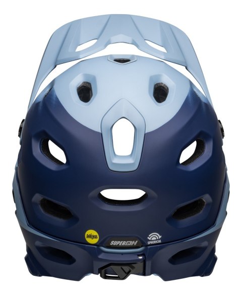Kask full face BELL SUPER DH MIPS SPHERICAL matte light blue navy roz. L (58-62 cm) (NEW).