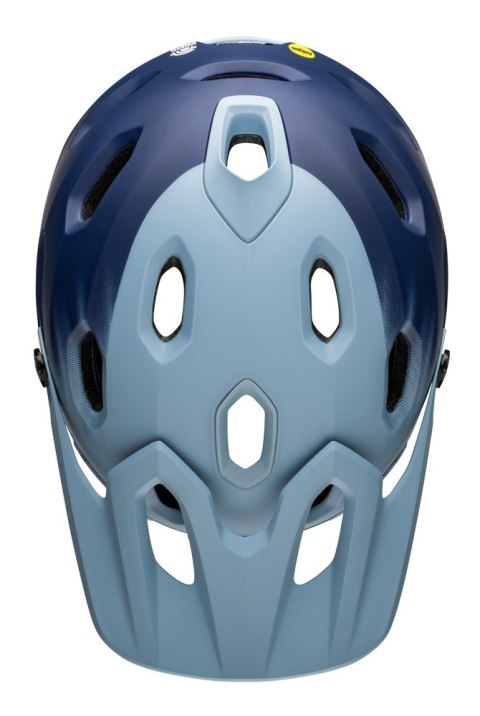Kask full face BELL SUPER DH MIPS SPHERICAL matte light blue navy roz. L (58-62 cm) (NEW).