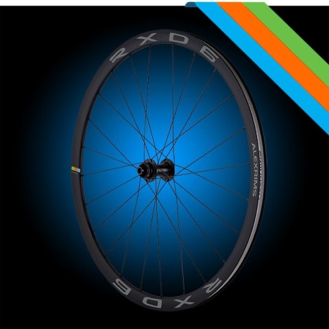 Koła szosowe ALEXRIMS RXD6, H. tarczowy IS, Sztywna oś 12X100/R12X142, Stożek 30mm, 700C 622-19, TRS, Aluminium, Waga 1994g Koła szosowe ALEXRIMS RXD6, H. tarczowy IS, Sztywna oś 12X100/R12X142, Stożek 30mm, 700C 622-19, TRS, Aluminium, Waga 1994g