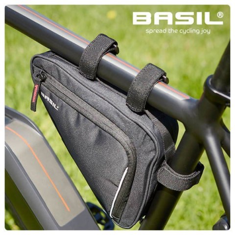 Torba trójkątna pod ramę BASIL SPORT DESIGN TRIANGLE FRAME BAG M 1.7L, wodoodporna czarna (NEW)