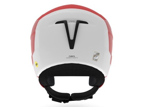 Kask zimowy GIRO STRIVE MIPS matte red + ochrona szczęki roz. M (55.5-57 cm) (DWZ) (WYPRZEDAŻ -50%)