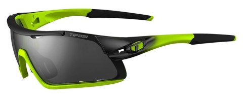 Okulary TIFOSI DAVOS race neon (3szkła 15,4% Smoke, 41,4% AC Red, 95,6% Clear) (NEW)