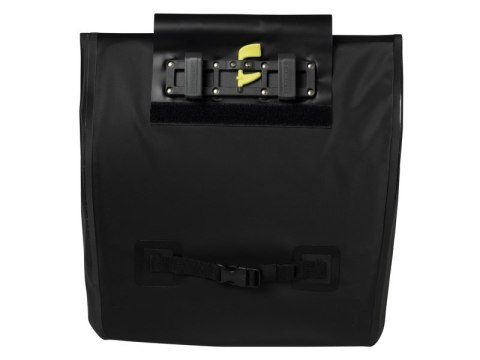 Sakwa miejska pojedyncza BASIL URBAN DRY SHOPPER 25L, Hook On System, 100% wodoodporna matt black (NEW)