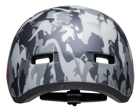 Kask dziecięcy BELL LIL RIPPER matte gray silver camosaurus roz. S (48-55 cm) (NEW). Kask dziecięcy BELL LIL RIPPER matte gray silver camosaurus roz. S (48-55 cm) (NEW).