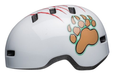 Kask dziecięcy BELL LIL RIPPER white grizzly roz. XS (45-52 cm) (NEW). Kask dziecięcy BELL LIL RIPPER white grizzly roz. XS (45-52 cm) (NEW).