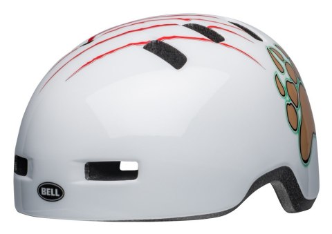 Kask dziecięcy BELL LIL RIPPER white grizzly roz. XS (45-52 cm) (NEW). Kask dziecięcy BELL LIL RIPPER white grizzly roz. XS (45-52 cm) (NEW).