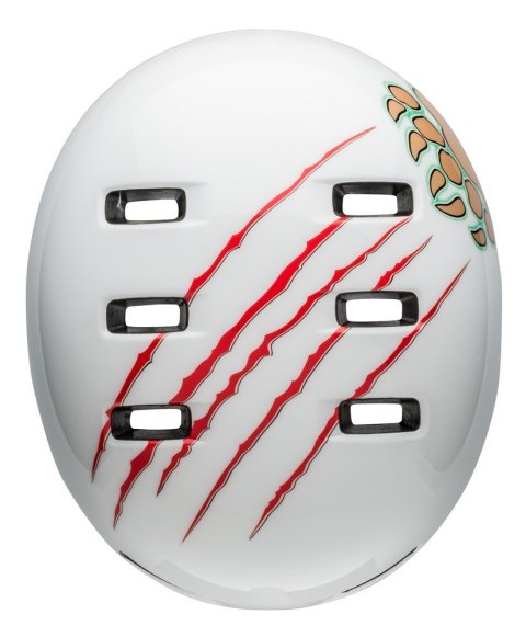 Kask dziecięcy BELL LIL RIPPER white grizzly roz. XS (45-52 cm) (NEW). Kask dziecięcy BELL LIL RIPPER white grizzly roz. XS (45-52 cm) (NEW).