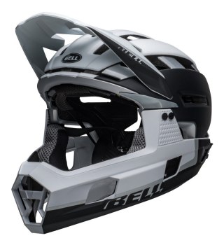 Kask full face BELL SUPER AIR R MIPS SPHERICAL matte black white roz. S (52-56 cm) (NEW).
