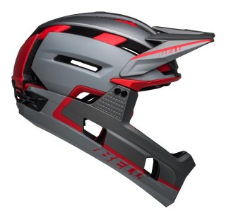 Kask full face BELL SUPER AIR R MIPS SPHERICAL matte gray red roz. M (55-59 cm) (NEW).