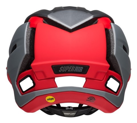 Kask full face BELL SUPER AIR R MIPS SPHERICAL matte gray red roz. M (55-59 cm) (NEW).