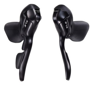 Klamkomanetki MICROSHIFT XLE, Para, 10.rzędowe, Kompatybilne z Shimano, Dual Control, Lewa Klamka Tylko z Dźwignią Hamulca, Czar