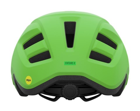 Kask dziecięcy juniorski GIRO FIXTURE II INTEGRATED MIPS matte bright green roz. Uniwersalny (50-57 cm) (NEW)