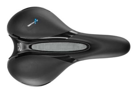 Siodło SELLEROYAL RESPIRO SOFT MODERATE 60st. żelowe + elastomery, kanał chłodzący, unisex 496g (NEW)