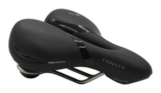Siodło SELLEROYAL RESPIRO SOFT RELAXED 90st. żelowe + elastomery, kanał chłodzący, unisex 771g (NEW)