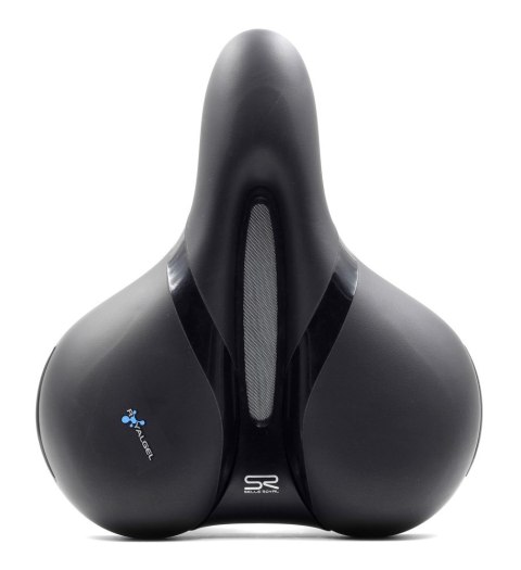 Siodło SELLEROYAL RESPIRO SOFT RELAXED 90st. żelowe + elastomery, kanał chłodzący, unisex 771g (NEW)