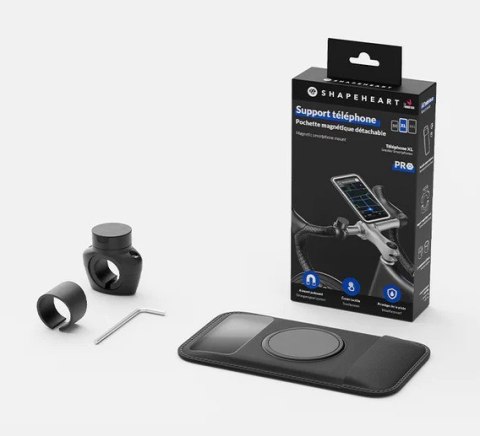 Uchwyt rowerowy na telefon SHAPEHEART PRO XL, Mocowanie na kierownicy (NEW)