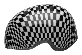 Kask dziecięcy BELL LIL RIPPER checker gloss black white roz. S (48-55 cm) (NEW).
