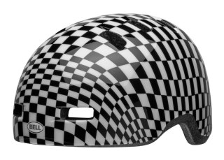 Kask dziecięcy BELL LIL RIPPER checker gloss black white roz. S (48-55 cm) (NEW).