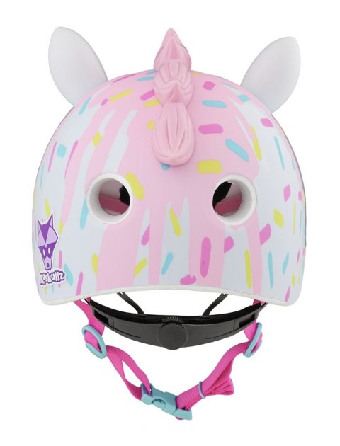 Kask dziecięcy juniorski RASKULLZ SUPER UNICORNE white roz. S CHILD FS 5+ (50-54 cm) (NEW) Kask dziecięcy juniorski RASKULLZ SUPER UNICORNE white roz. S CHILD FS 5+ (50-54 cm) (NEW)