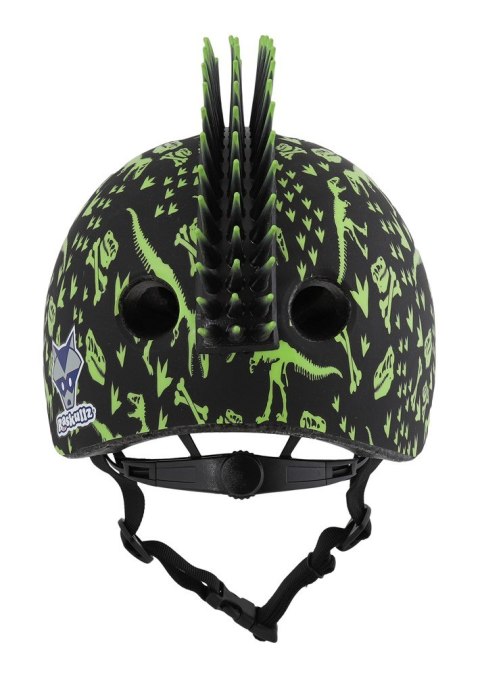 Kask dziecięcy juniorski RASKULLZ T-REX BONEZ MOHAWK black roz. S CHILD FS 5+ (50-54 cm) (NEW)