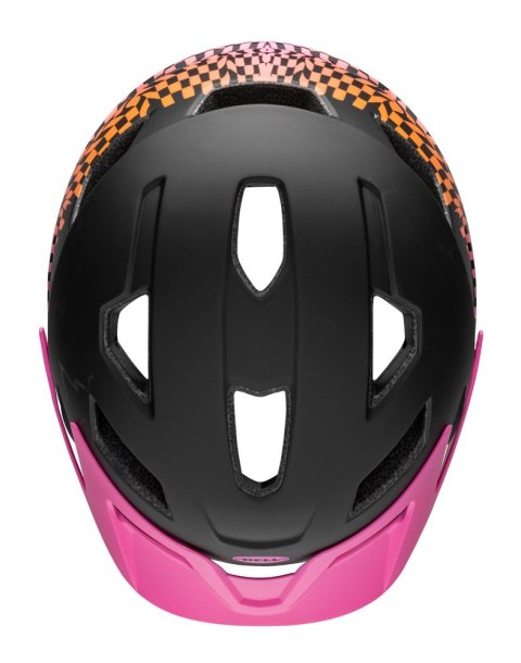 Kask juniorski BELL SIDETRACK INTEGRATED MIPS wavy checks matte pink roz. Uniwersalny (50-57 cm) (NEW). Kask juniorski BELL SIDETRACK INTEGRATED MIPS wavy checks matte pink roz. Uniwersalny (50-57 cm) (NEW).