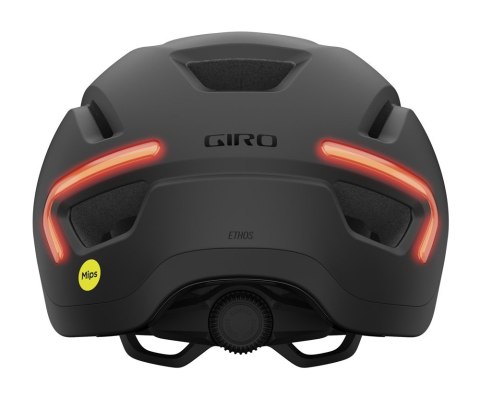 Kask miejski GIRO ETHOS SHIELD INTEGRATED MIPS LED matte black roz. M (55-59 cm) (NEW)